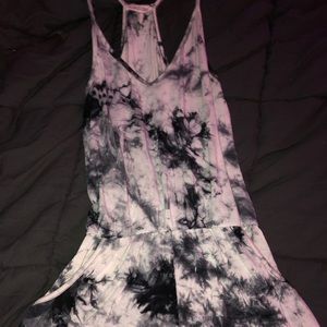 Rolls Coaster Black and White Romper